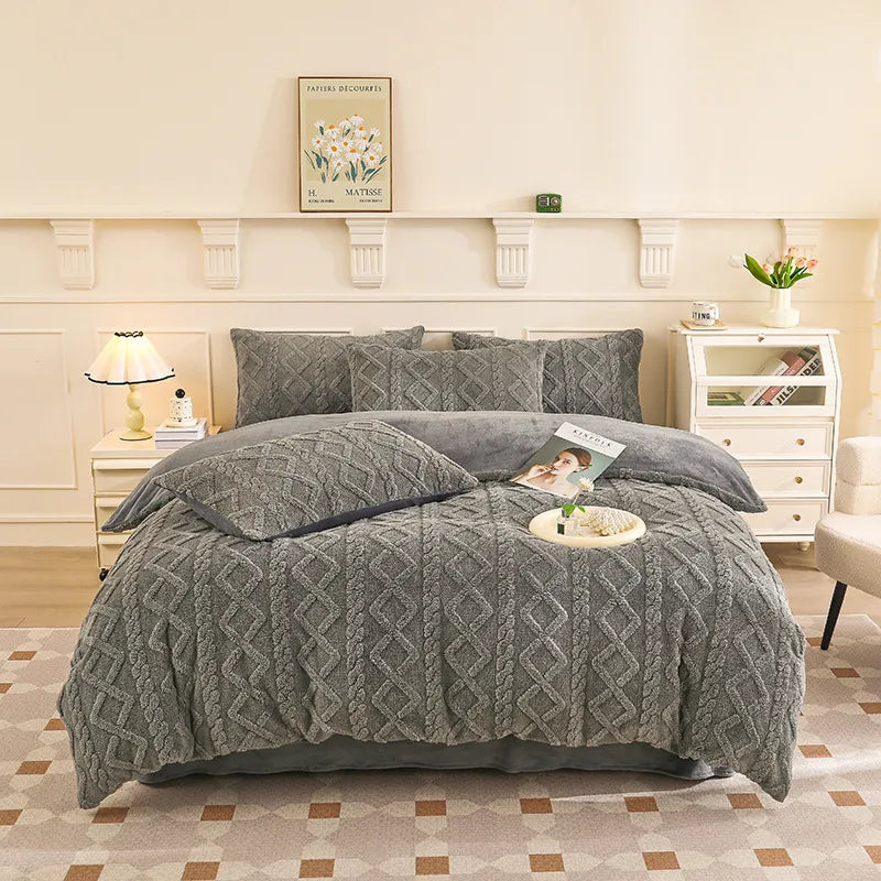 The Fleece 3 Piece Duvet Set