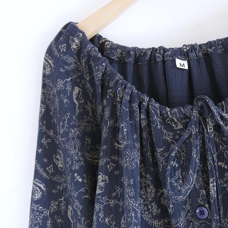 Amina - 100% Cotton Three Set Pajama