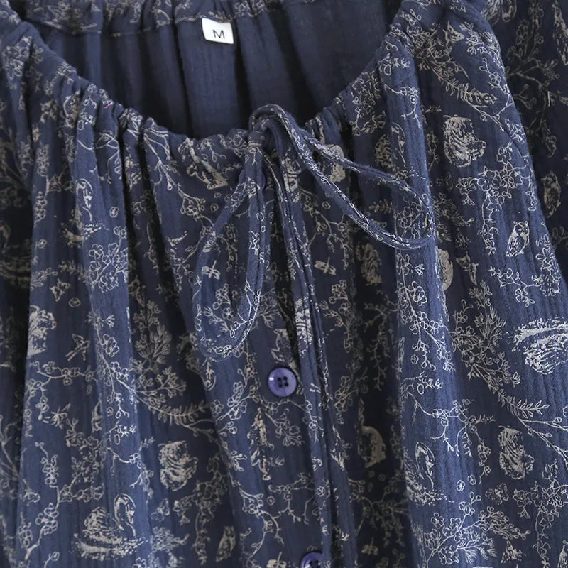Amina - 100% Cotton Three Set Pajama