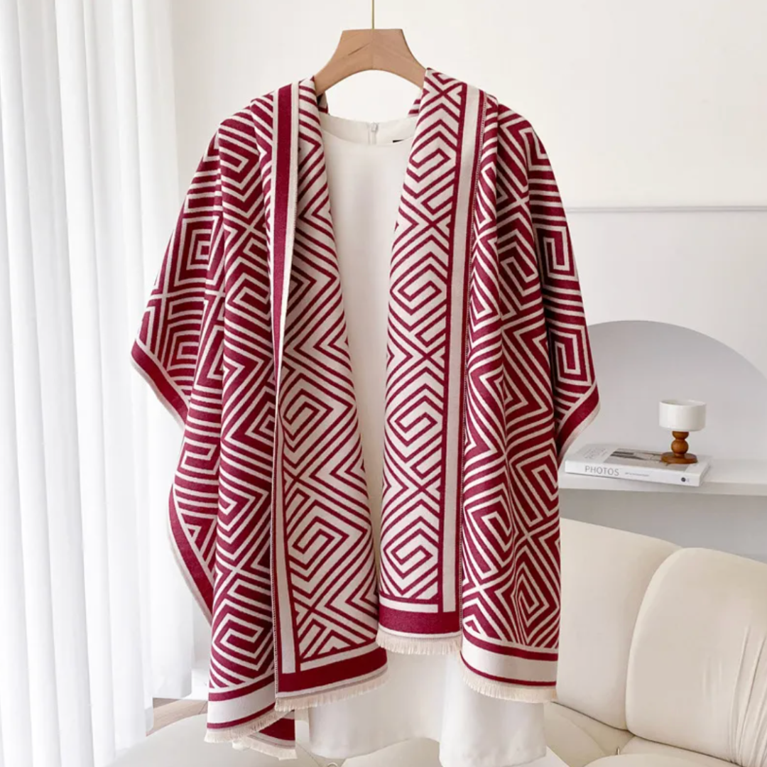 The Fleece Maze Shawl