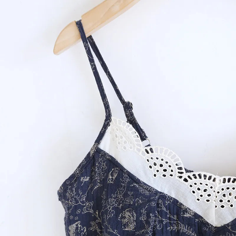 Amina - 100% Cotton Three Set Pajama
