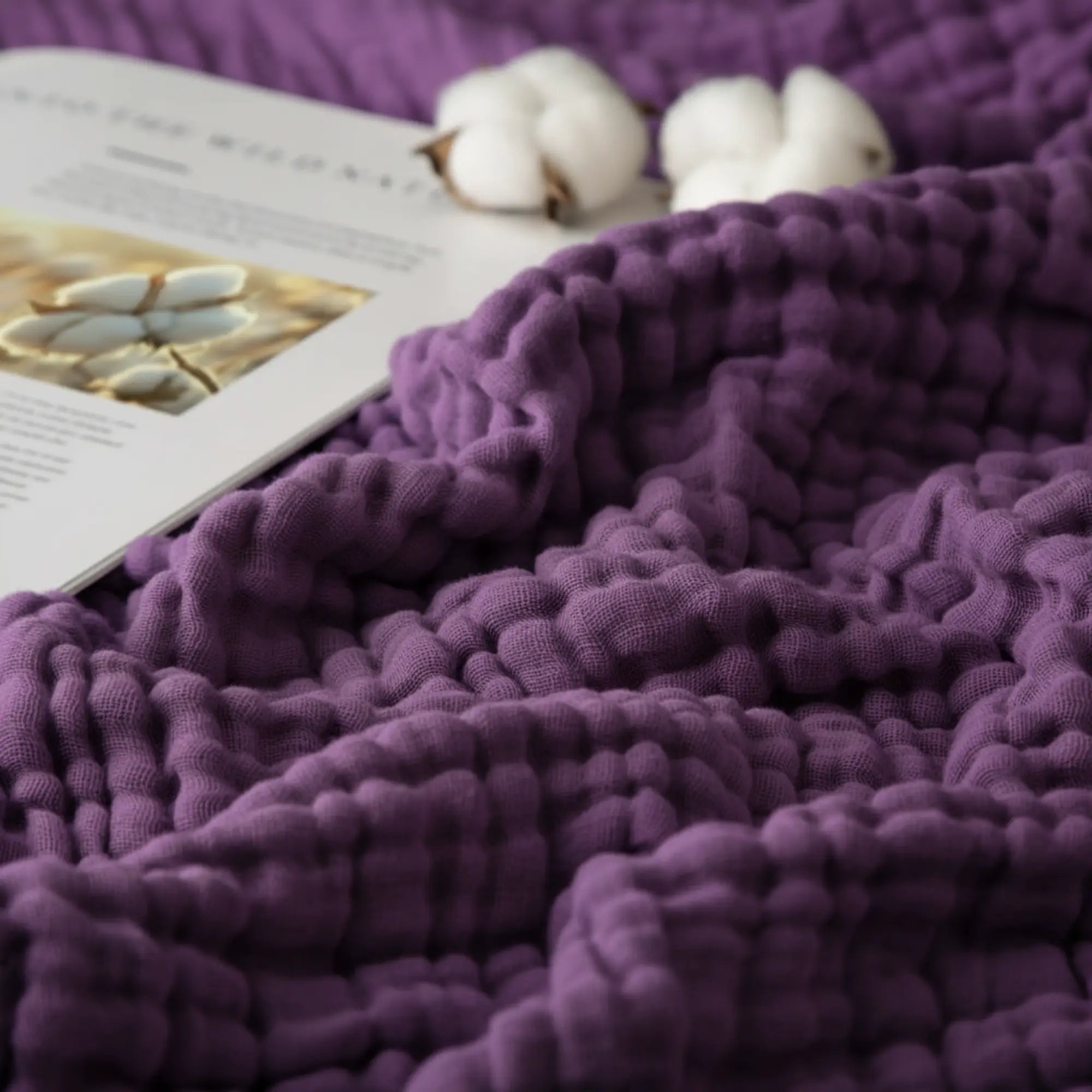 The Monogrammed Muslin Blanket - 100% Muslin Cotton (B1G1)