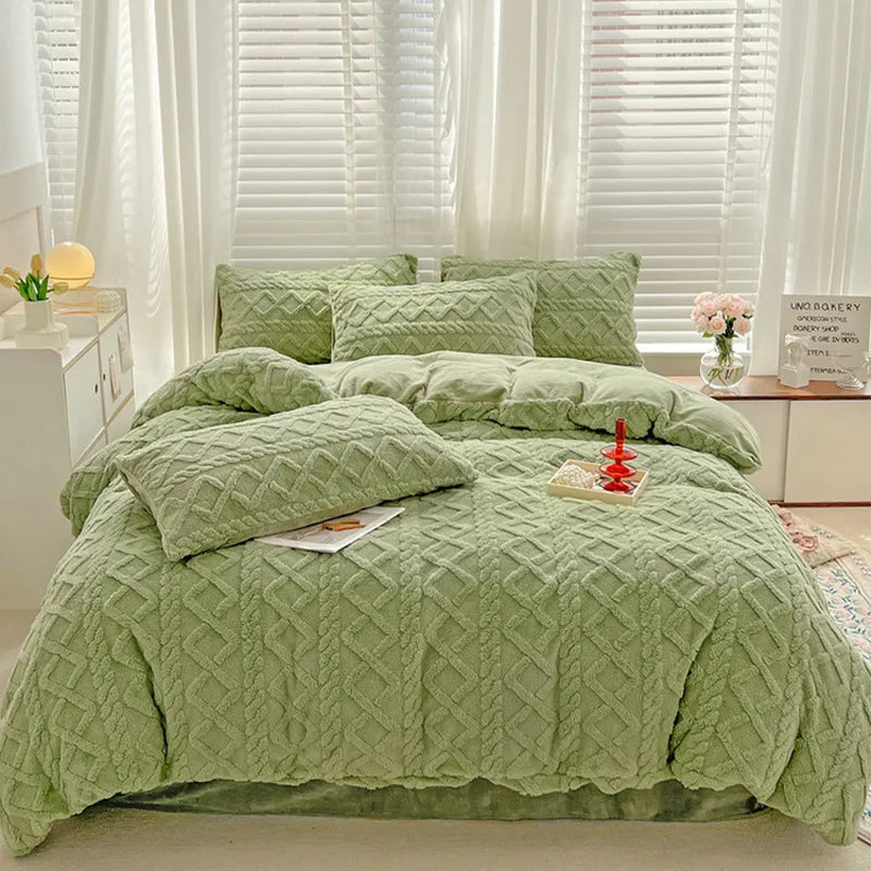 The Fleece 3 Piece Duvet Set