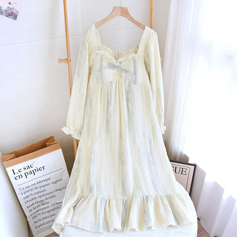The Bloom Nightdress - 100% Muslin Cotton