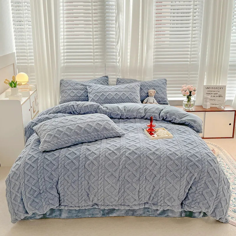 The Fleece 3 Piece Duvet Set