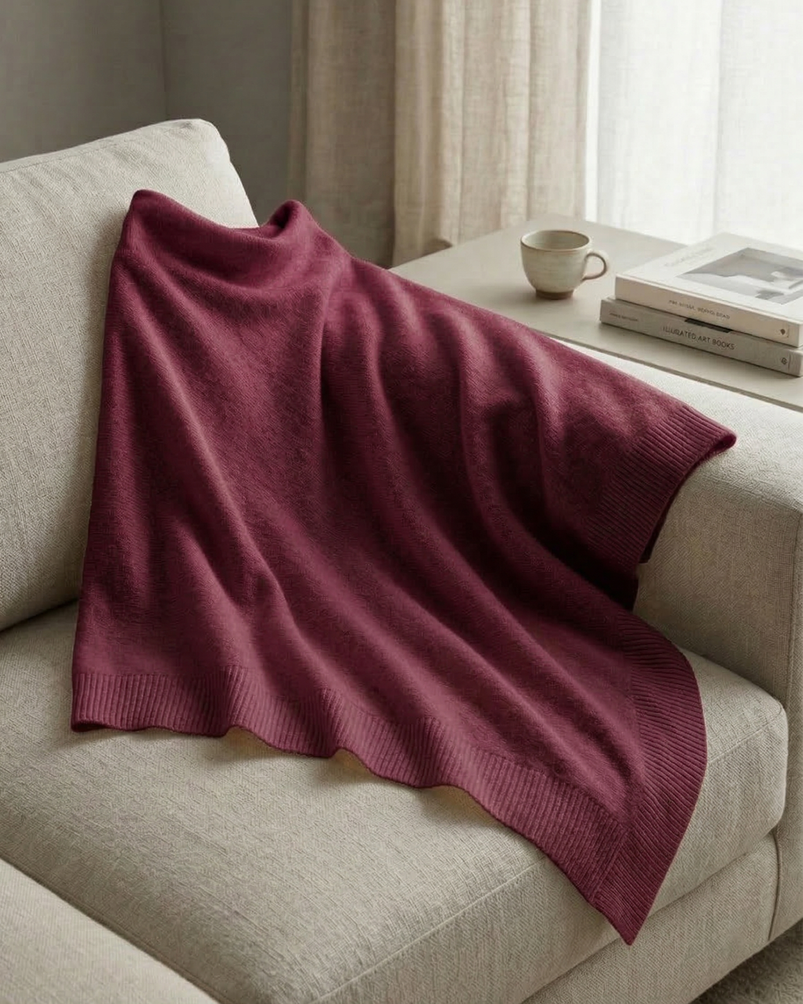 The Knitted Fleece Shawl