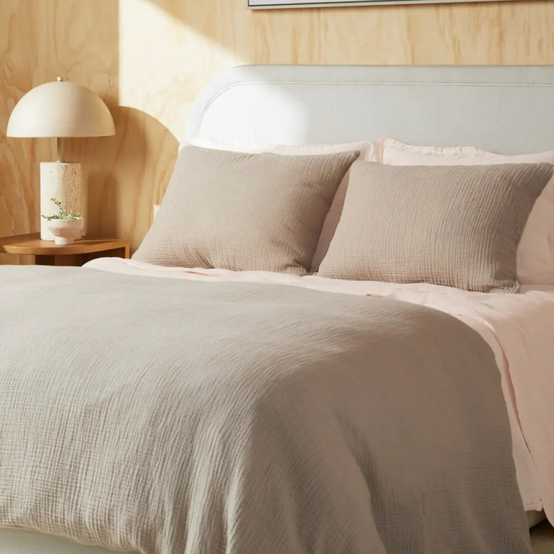 Muslin Cotton Pillowcase Set (2 Pcs)