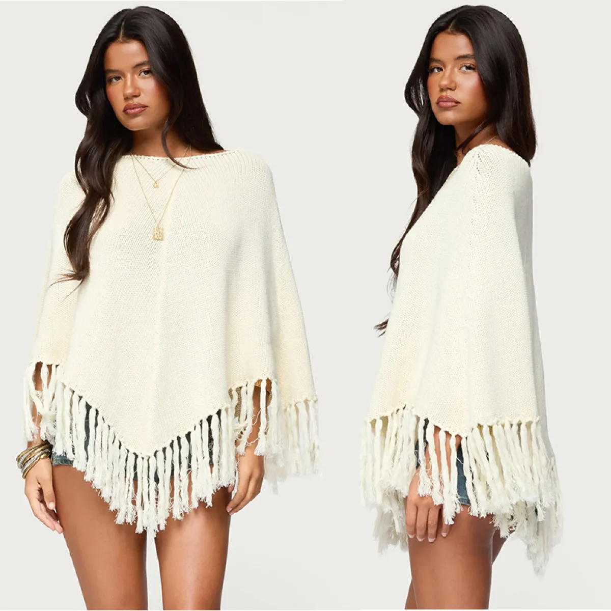 The Fleece Cozy Knit Poncho