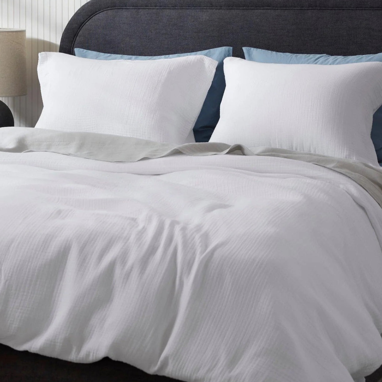 Muslin Cotton Pillowcase Set (2 Pcs)