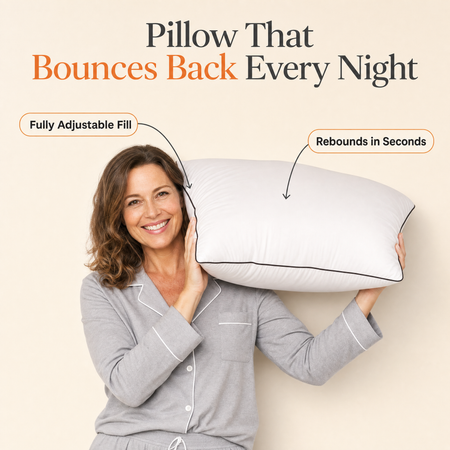 The Fleece Adjustable Bed Pillow Set - 2 Pieces