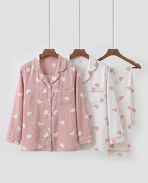 Heartline - Pijama 100 % algodón