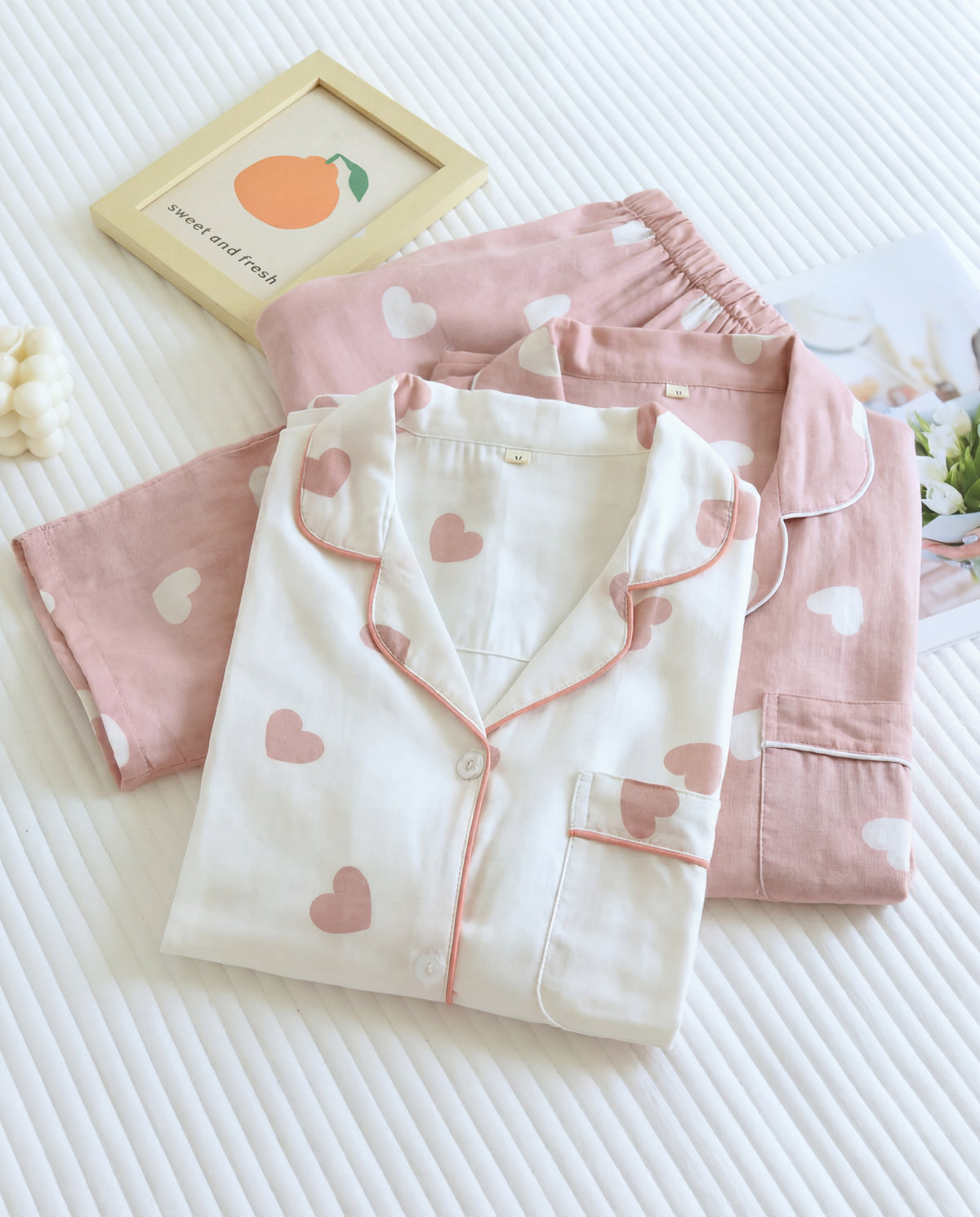 Heartline - Pijama 100 % algodón