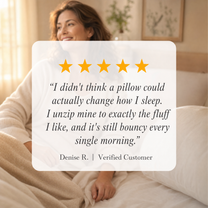 The Fleece Adjustable Bed Pillow Set - 2 Pieces