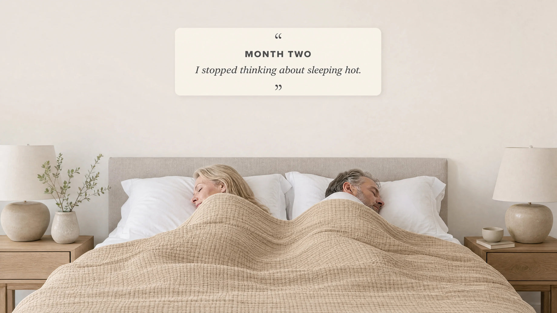Month Two: I Stopped Thinking About Sleeping Hot