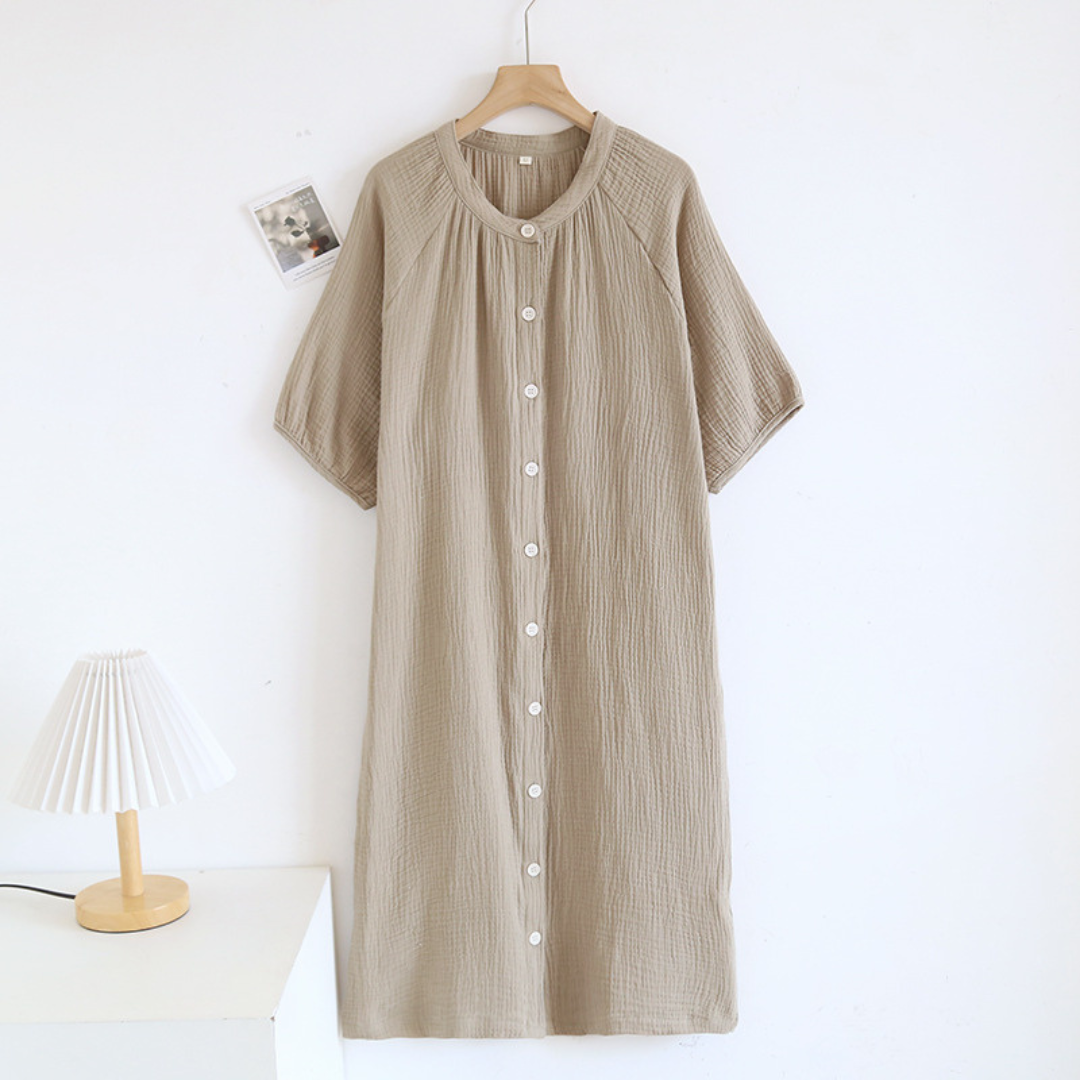 The Nightdress - 100% Muslin Cotton