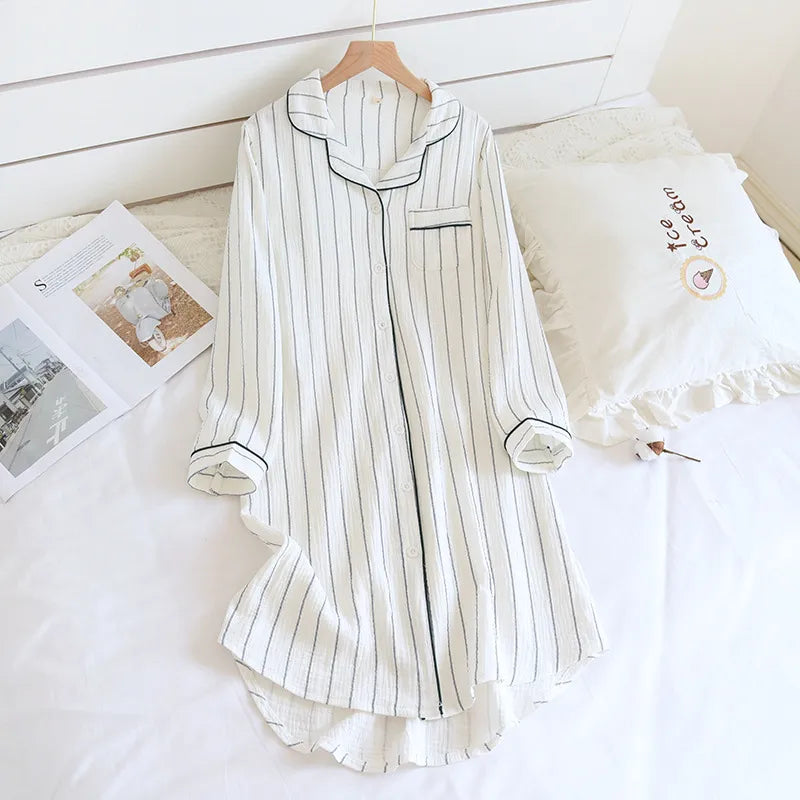 Mona - 100% Muslin Cotton Night Gown