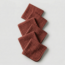 Muslin Cotton Face Towels (6 Pcs)