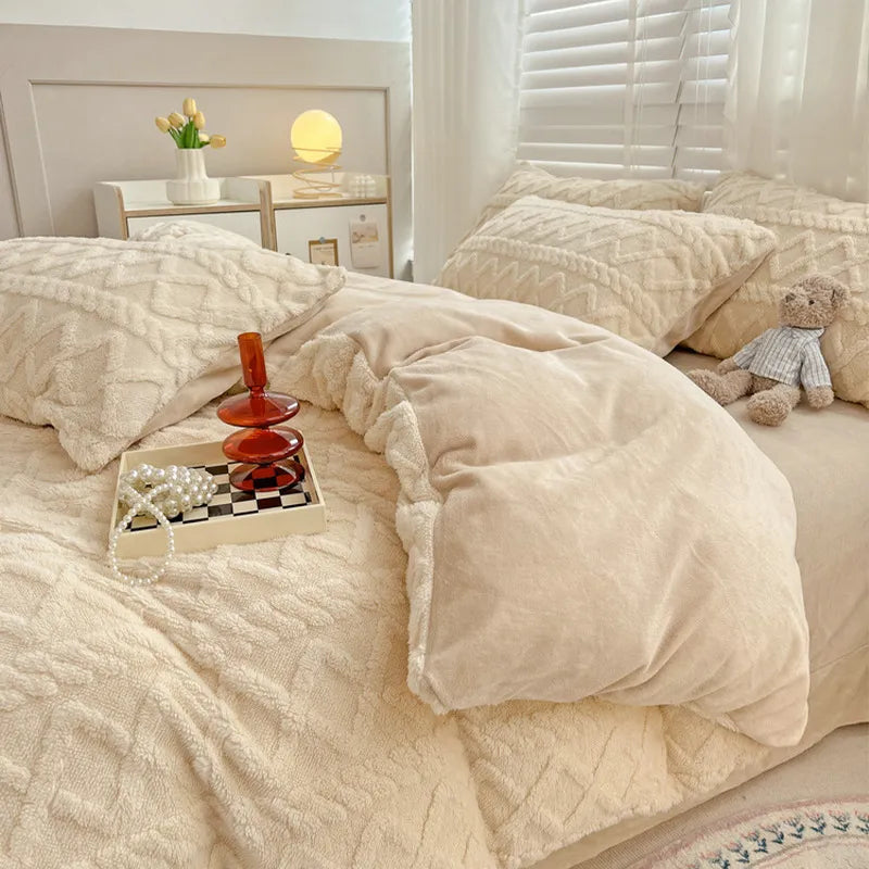 The Fleece 3 Piece Duvet Set