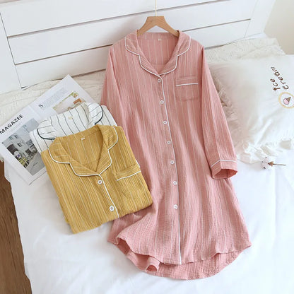 Mona - 100% Muslin Cotton Night Gown