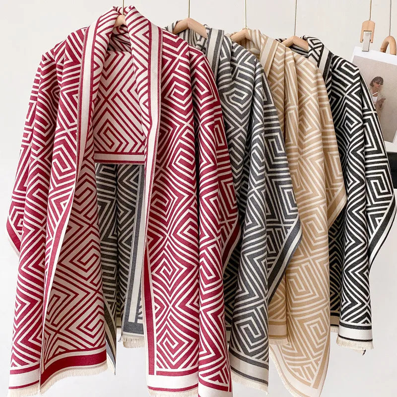 The Fleece Maze Shawl