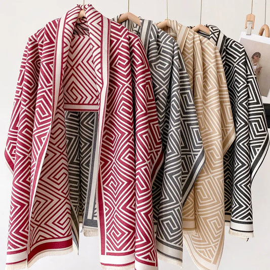 The Fleece Maze Shawl