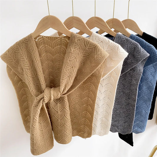 Knitted Autumn Shawl