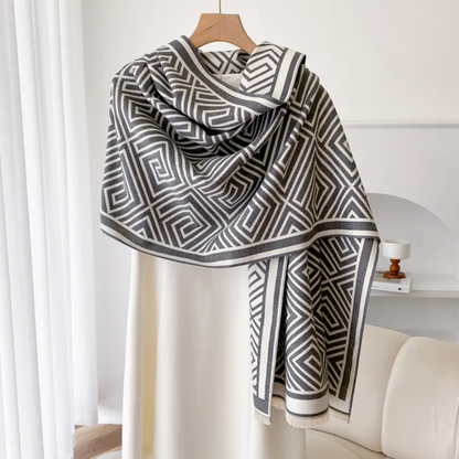 The Fleece Maze Shawl
