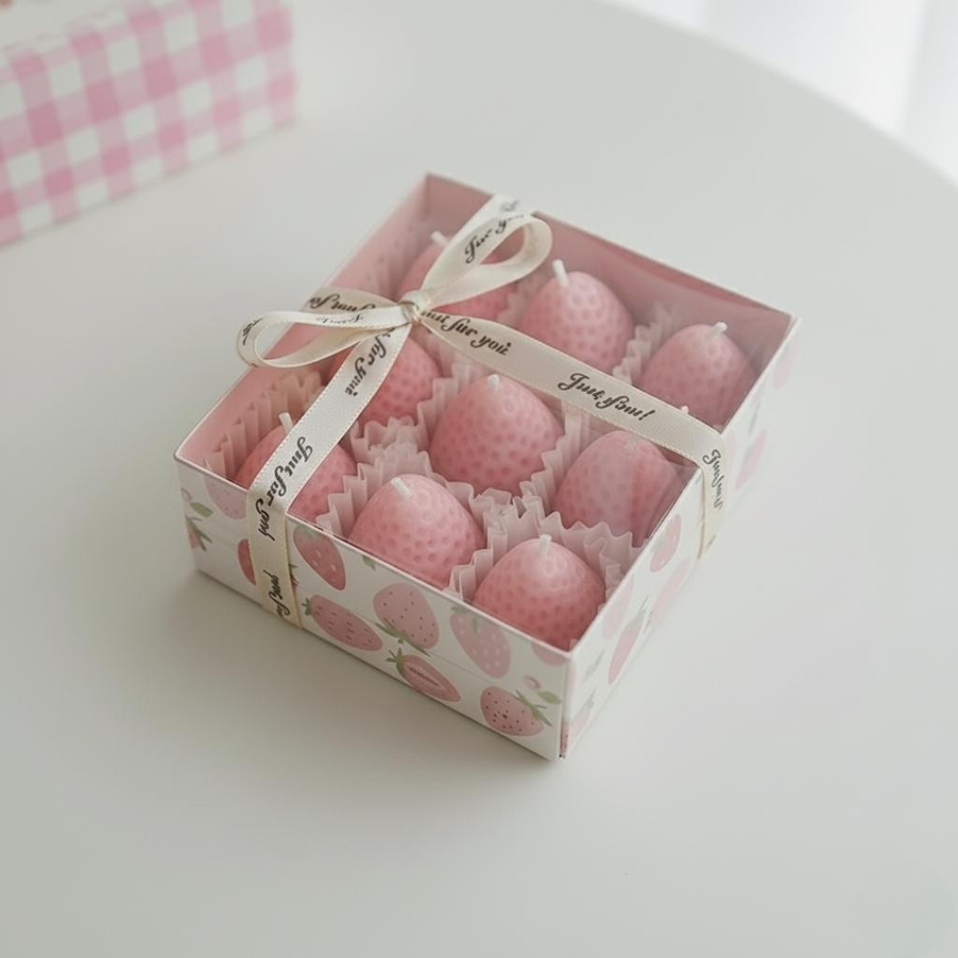 The Scented Strawberry Candles