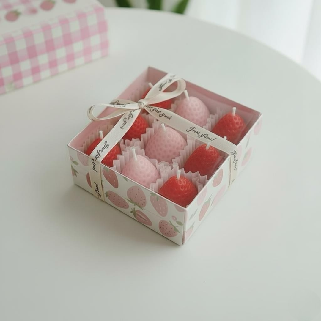 The Scented Strawberry Candles