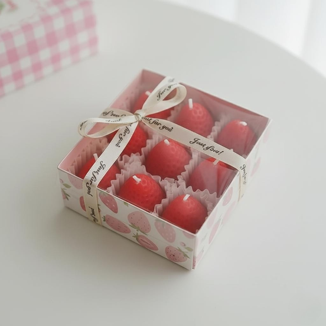 The Scented Strawberry Candles