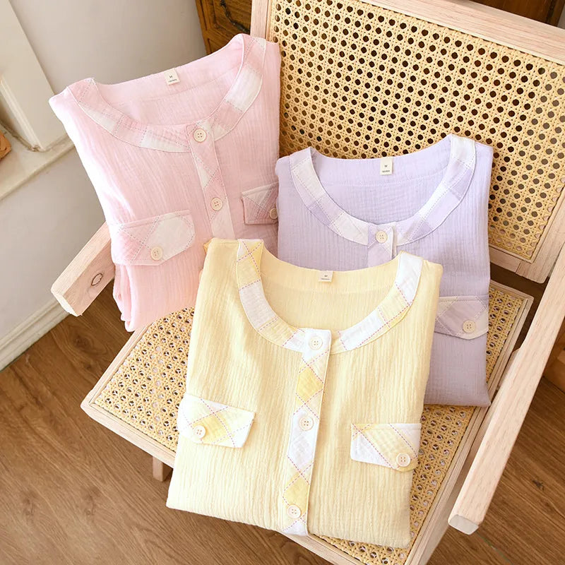 Mia - 100% Muslin Cotton Pajama