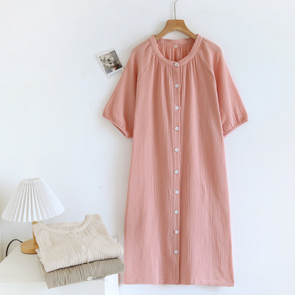 The Nightdress - 100% Muslin Cotton