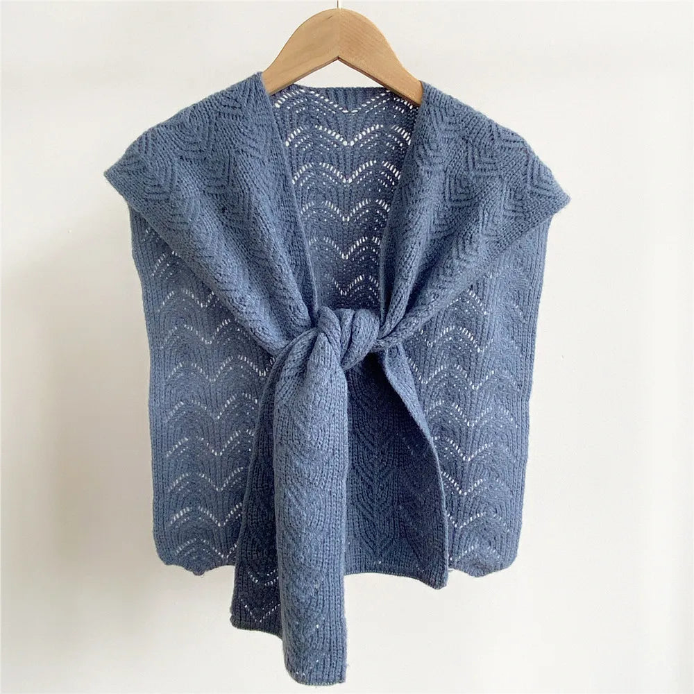 Knitted Autumn Shawl