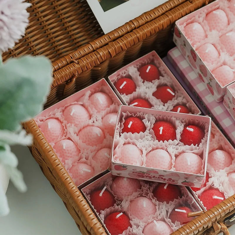 The Scented Strawberry Candles
