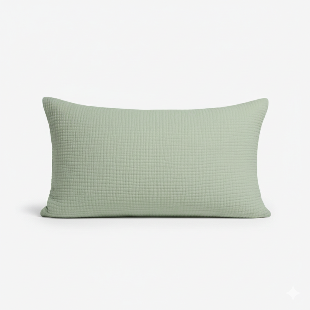 Muslin Pillowcase (Single) – 100% Muslin Cotton