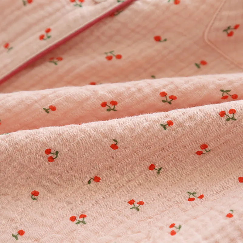 The Cherry - 100% Muslin Pajama Cotton