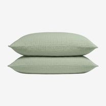 Muslin Cotton Pillowcase Set (2 Pcs)