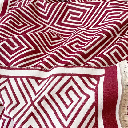 The Fleece Maze Shawl