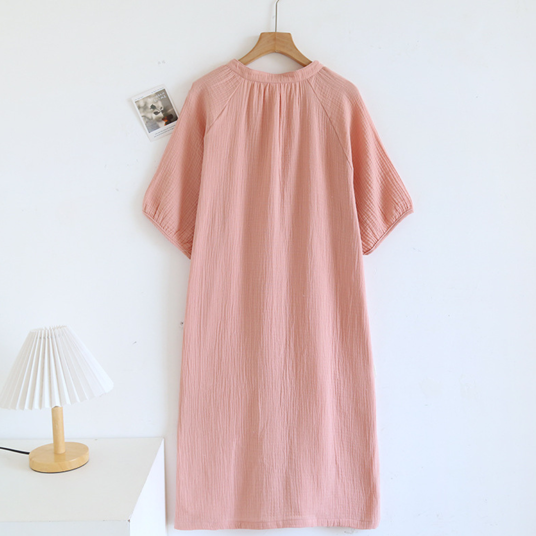 The Nightdress - 100% Muslin Cotton