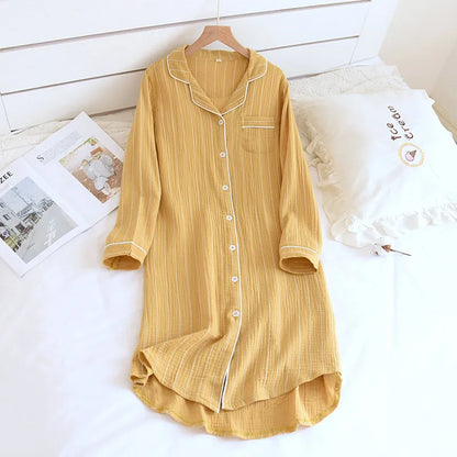 Mona - 100% Muslin Cotton Night Gown