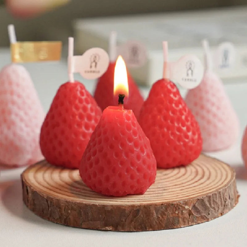 The Scented Strawberry Candles