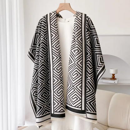 The Fleece Maze Shawl