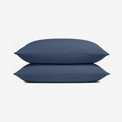 Muslin Pillowcase Set (2 Pieces) – 100% Muslin Cotton