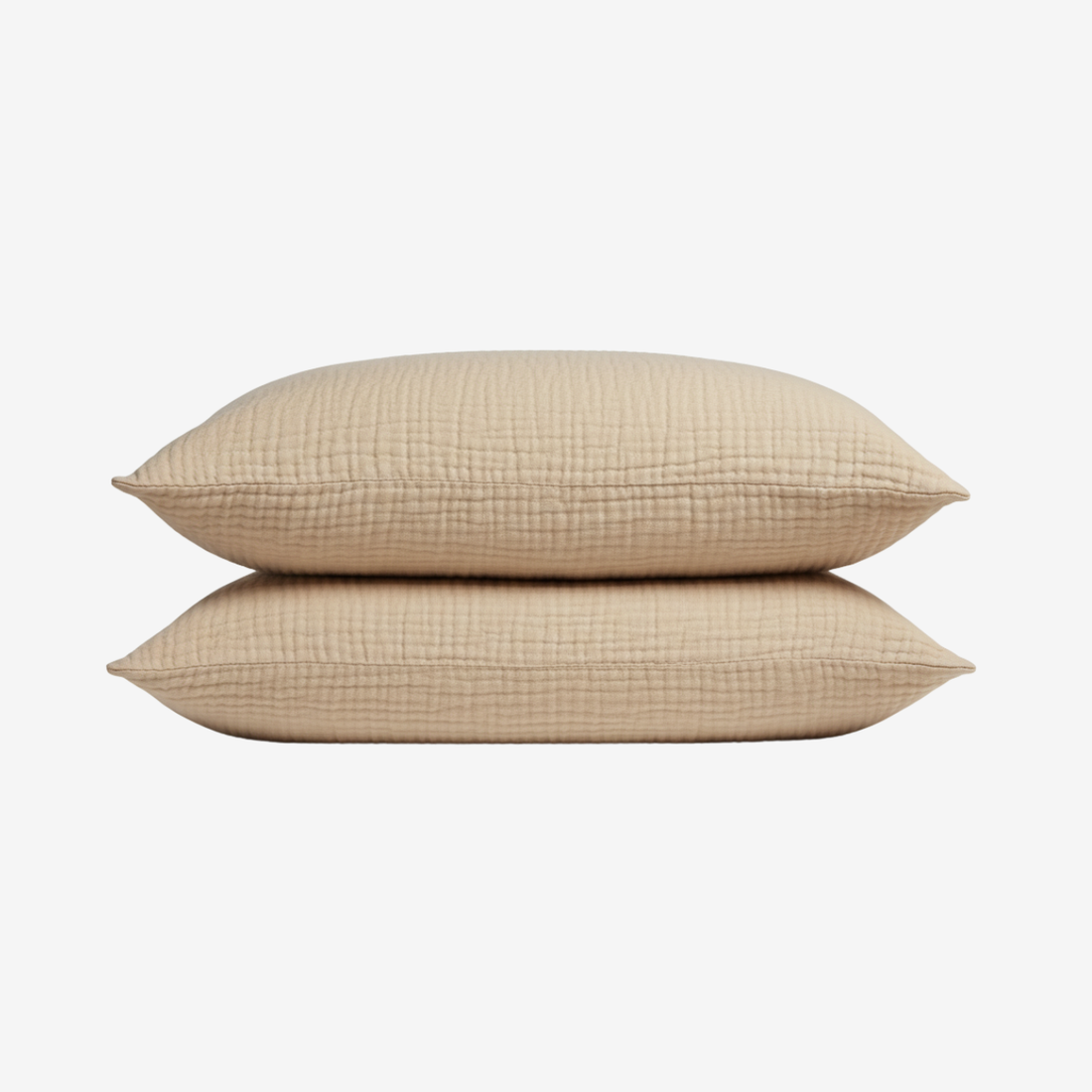 Muslin Cotton Pillowcase Set (2 Pcs)