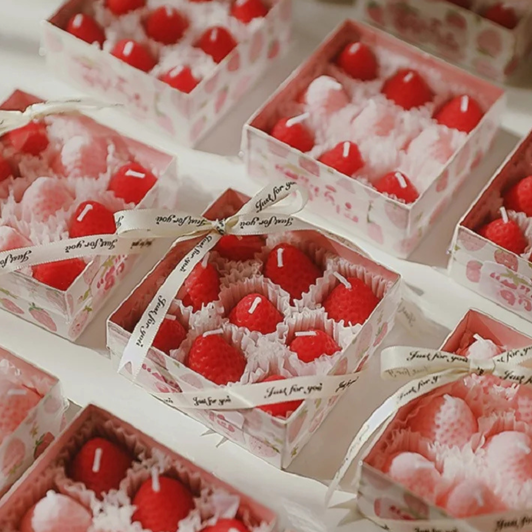 The Scented Strawberry Candles