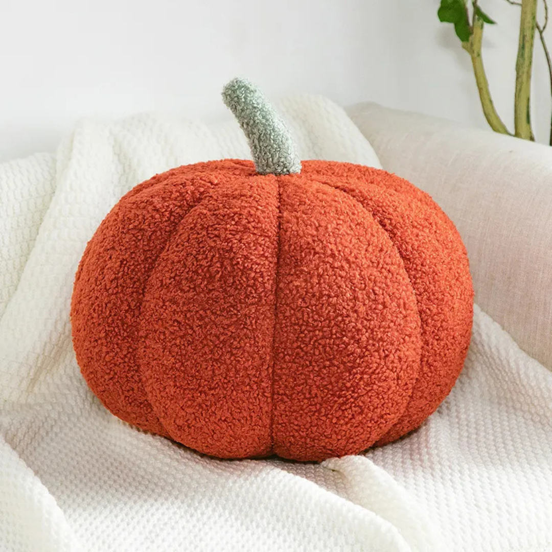 The Fleece Pumpkin Pillow