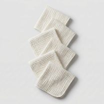 Muslin Cotton Face Towels (6 Pcs)