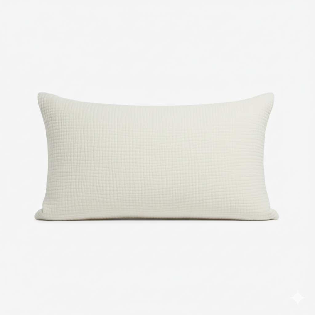 Muslin Pillowcase (Single) – 100% Muslin Cotton