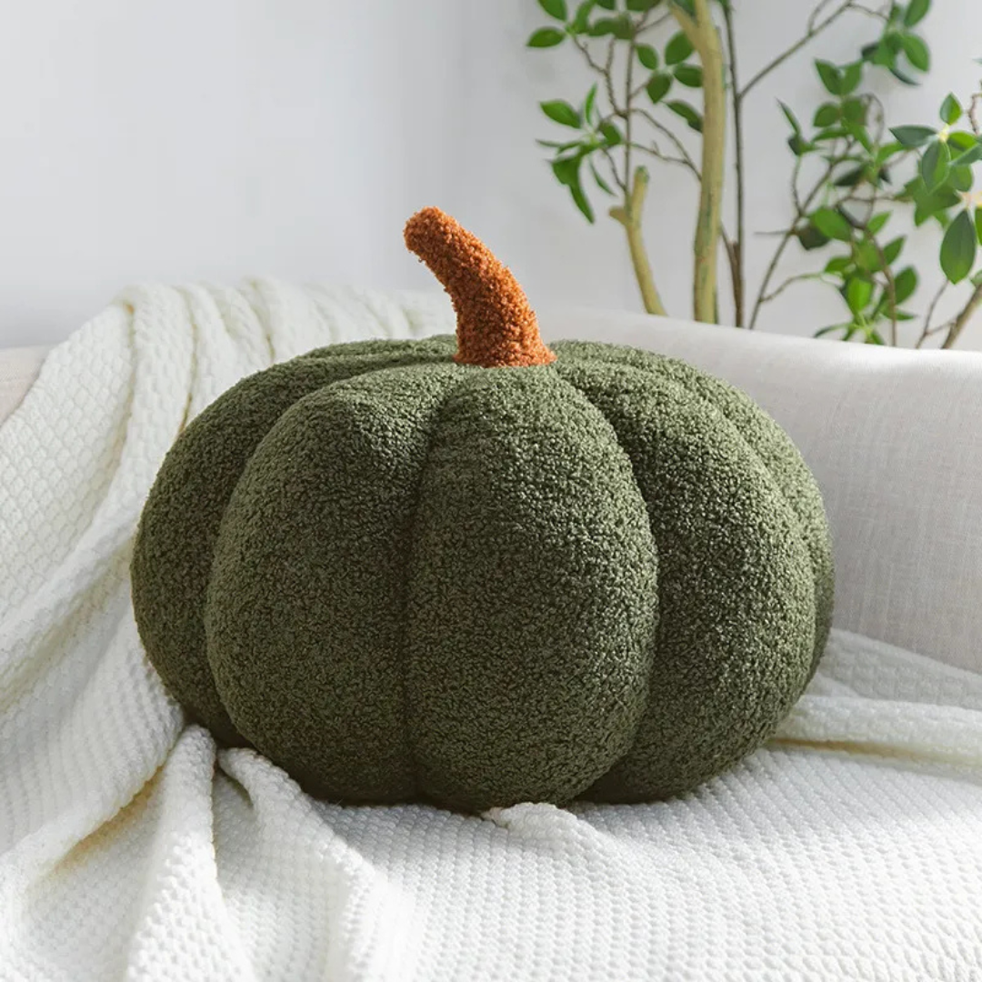 The Fleece Pumpkin Pillow