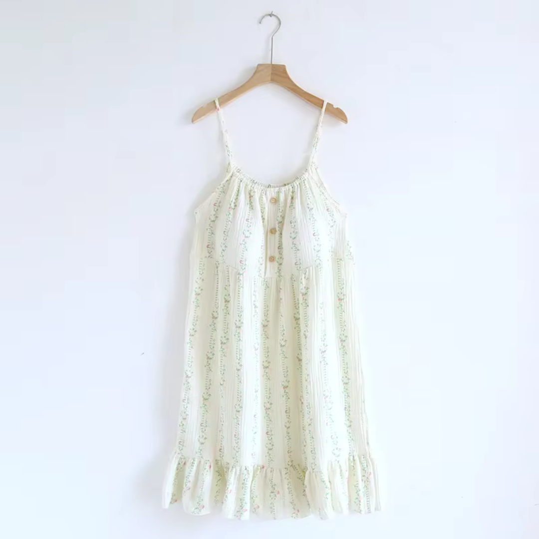 The Bloom Nightgown - 100% Muslin Cotton